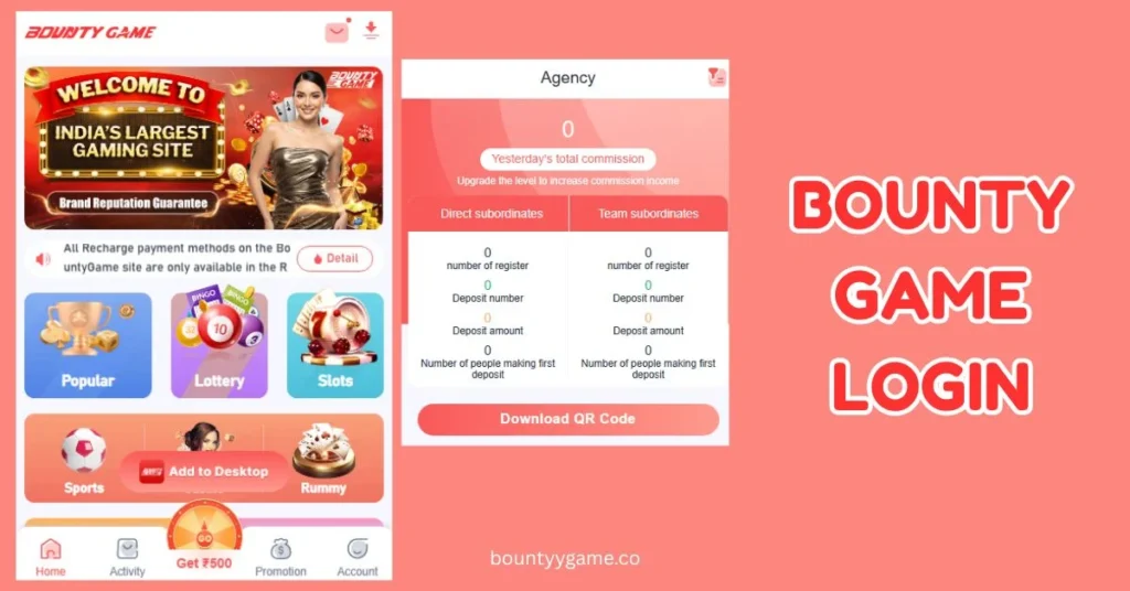 Bounty Game Login
